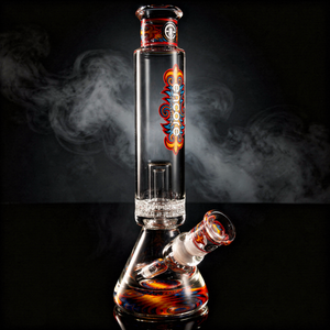 12" Encore Collection Unbreakable Perc Pounder Beaker Bong