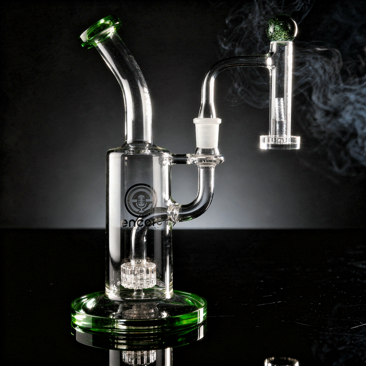 Encore Deals 9" Matrix Dab Rig & Quartz Control Tower Bundle