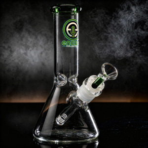 8" Mini Beaker Bong w/ Ice Pinches | Encore Collection