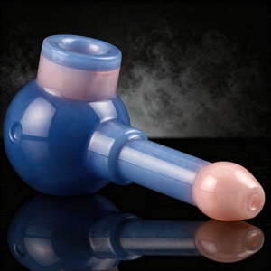 4.5" Round Chamber Glass Hand Pipe | Encore Collection