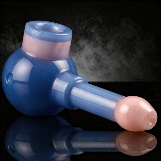 4.5" Round Chamber Glass Hand Pipe | Encore Collection