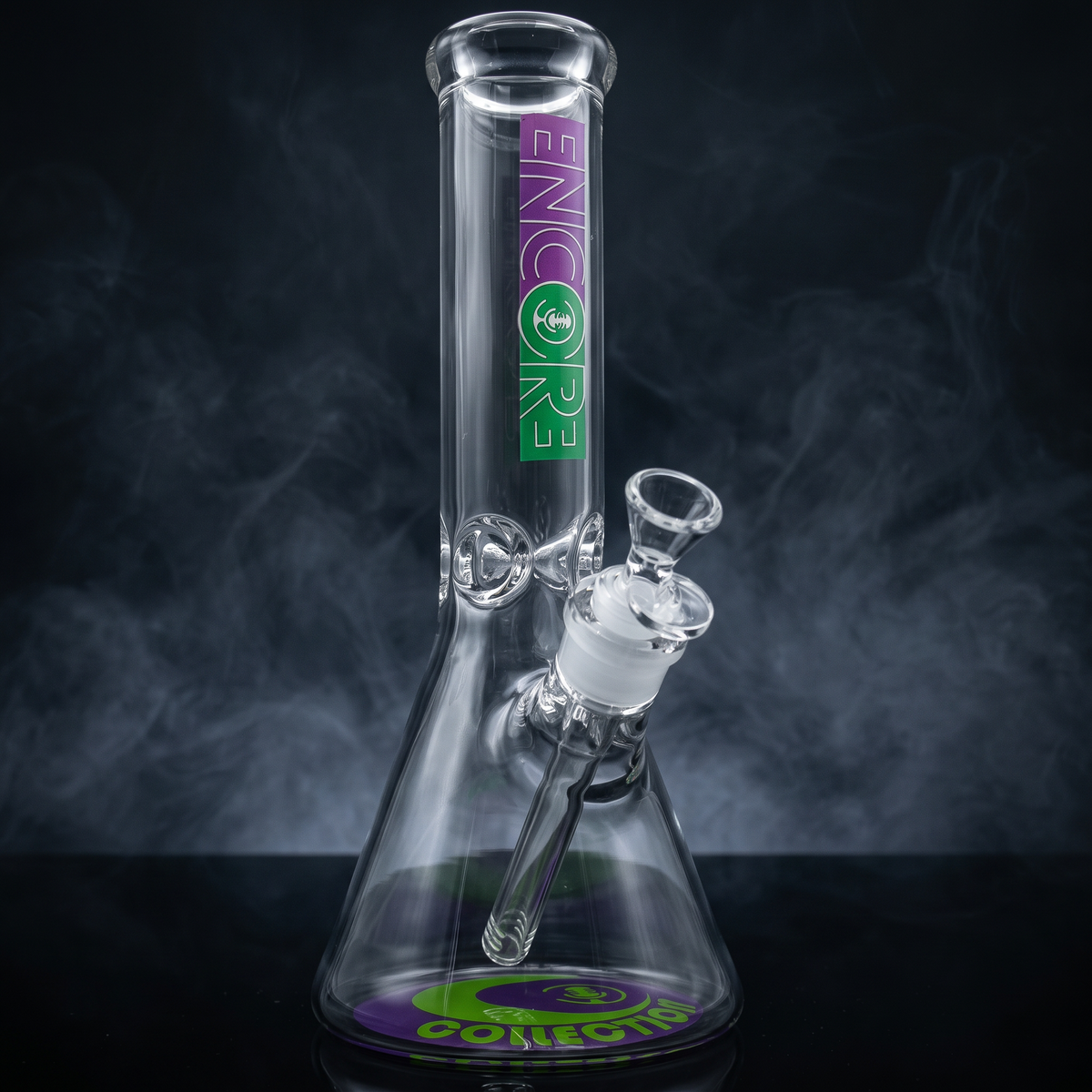 12" 7mm Thick Glass Beaker Bong | Encore Collection