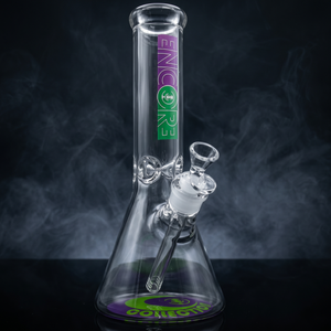 12" 7mm Thick Glass Beaker Bong | Encore Collection