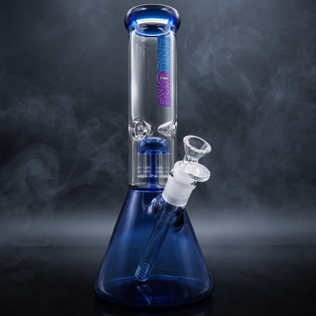 12" Double Chamber Tree Perc Beaker Bong | Encore Collection