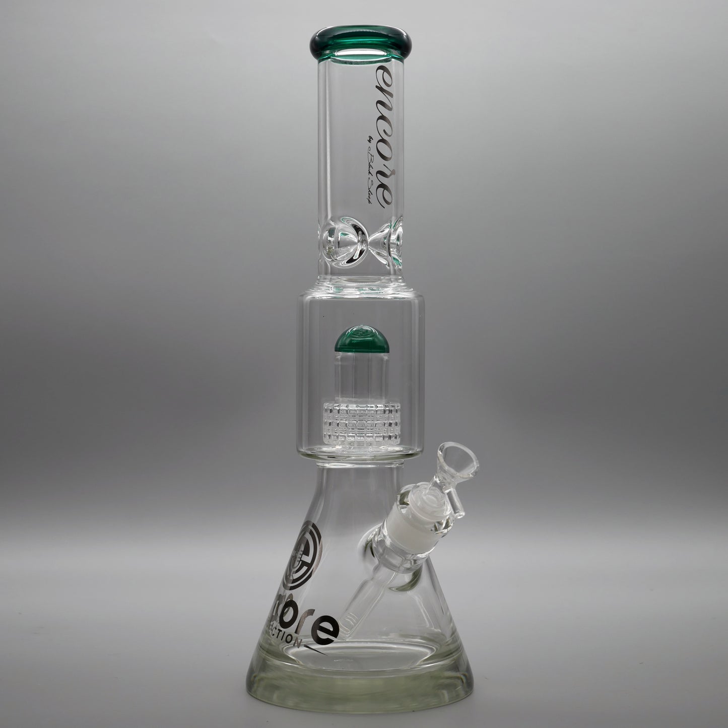 16" Encore Collection Matrix Mega Pounder Beaker Bong w/ Color Accents