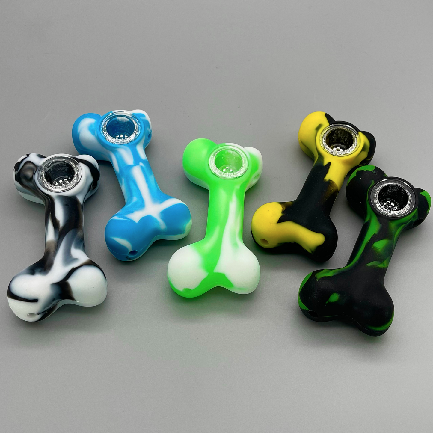 4.5" Silicone Doggy Bone Hand Pipe