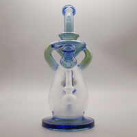 9" Encore Collection Color Baby Dinosaur Egg Recycler Dab Rig