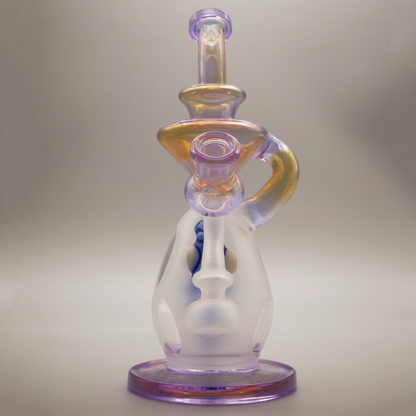 10" Encore Collection Color Baby Dinosaur Egg Recycler Dab Rig