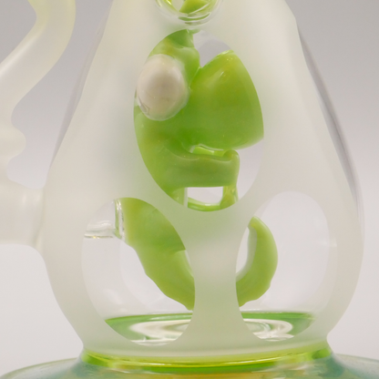 9" Encore Collection Color Baby Dinosaur Egg Recycler Dab Rig