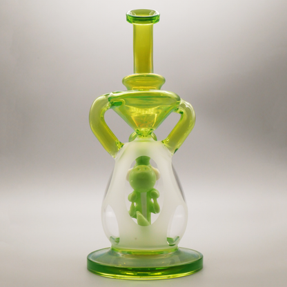 9" Encore Collection Color Baby Dinosaur Egg Recycler Dab Rig